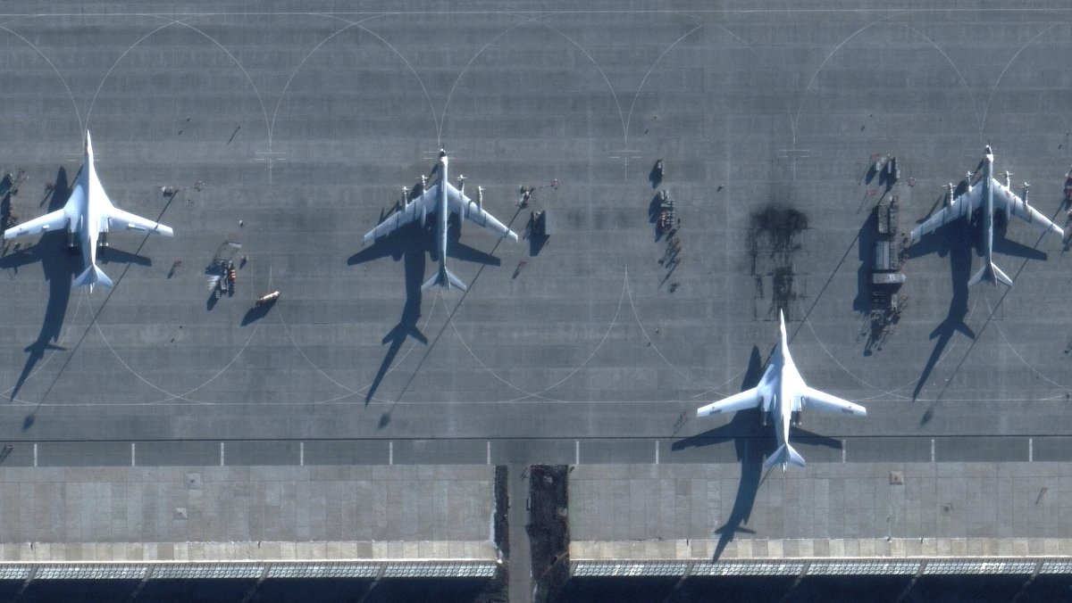 Drone hits firefighting plane